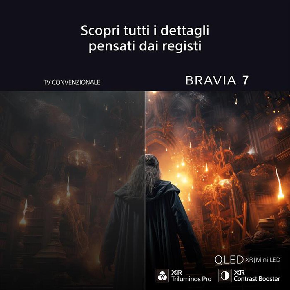 "SONY - Smart TV MINI LED UHD 4K 85\" K85XR70PAEP-Nero"