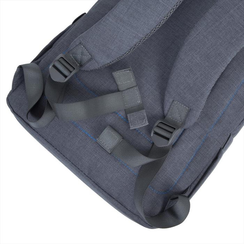 "RIVACASE - 7560 ZAINO IN TESSUTO PER NOTEBOOK DA 15,6\" GRIGIO-Grigio"