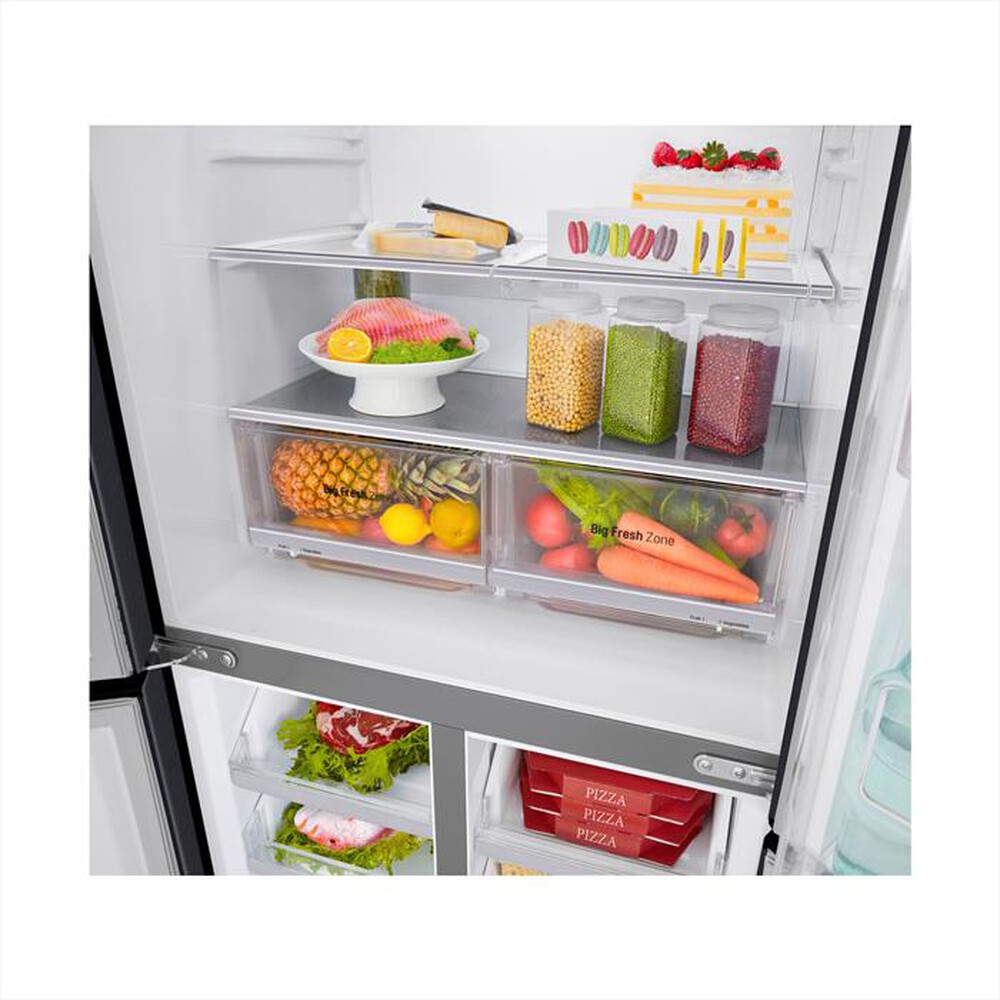 "LG - Frigorifero Multidoor GMQ844MC5E Classe E 530lt-Black"
