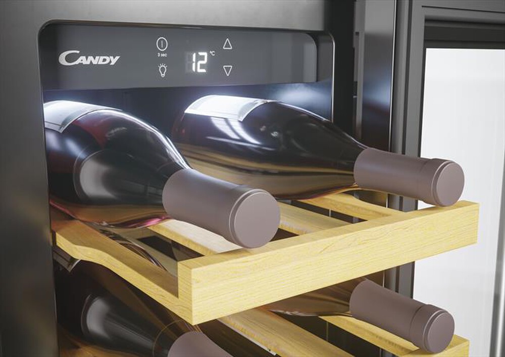 "CANDY - Cantinetta CCVB 30/1 Classe F 20 bottiglie-Nero"