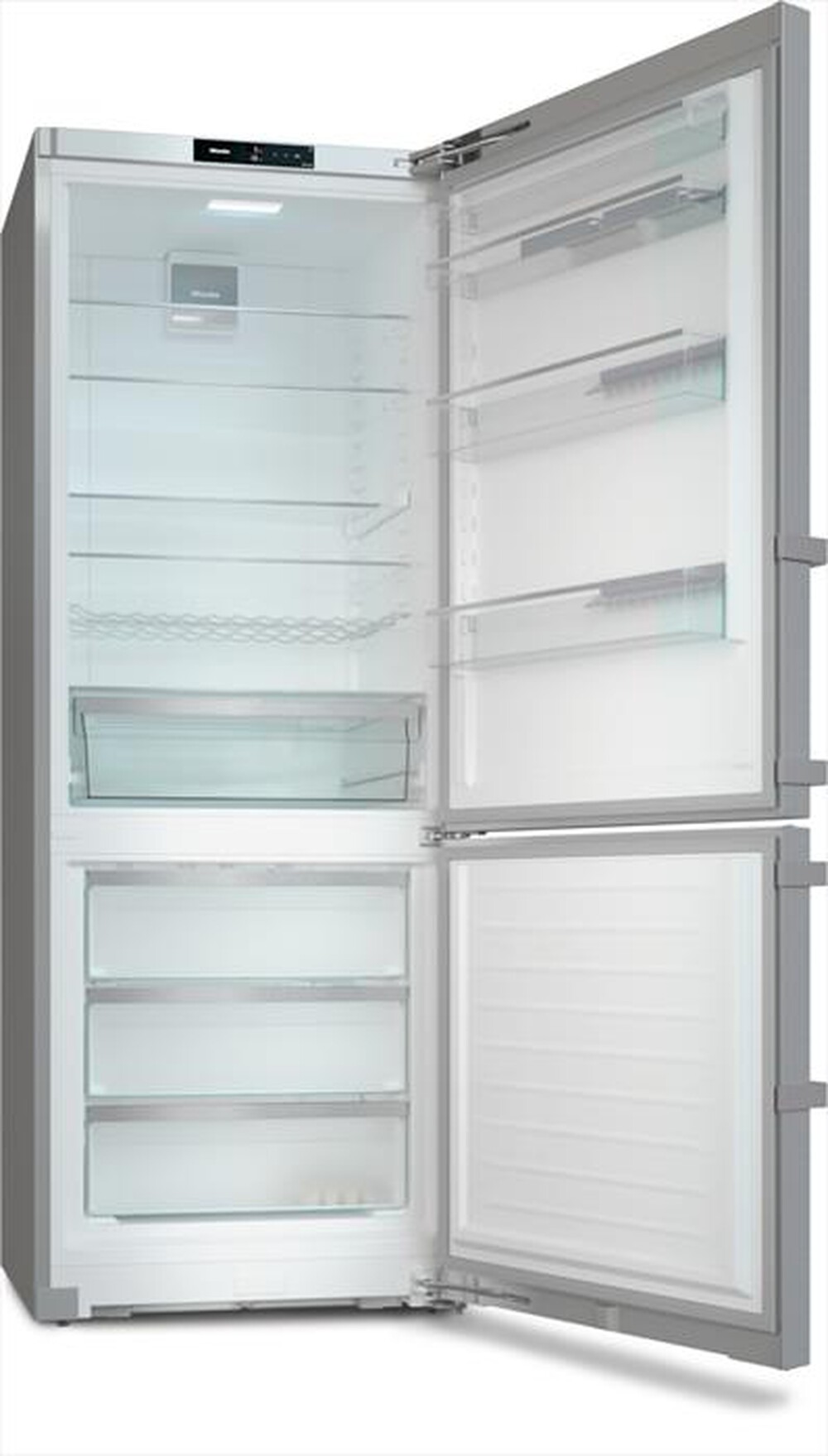 "MIELE - Frigorifero combinato KFN 4796 CD EL ClasseA 485lt-Acciaio inossidabile"