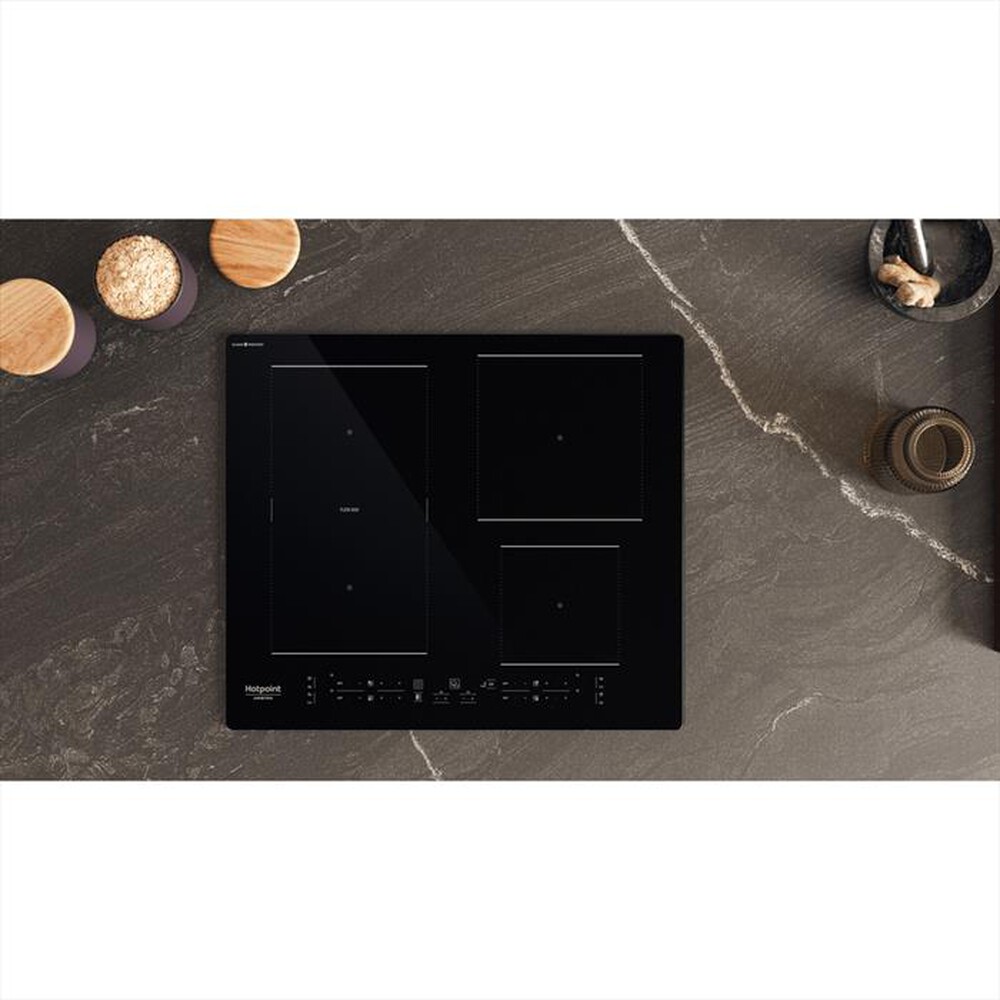 "HOTPOINT ARISTON - Piano cottura elettrico CLEANPROTECT HB 4860C CPNE-Nero"