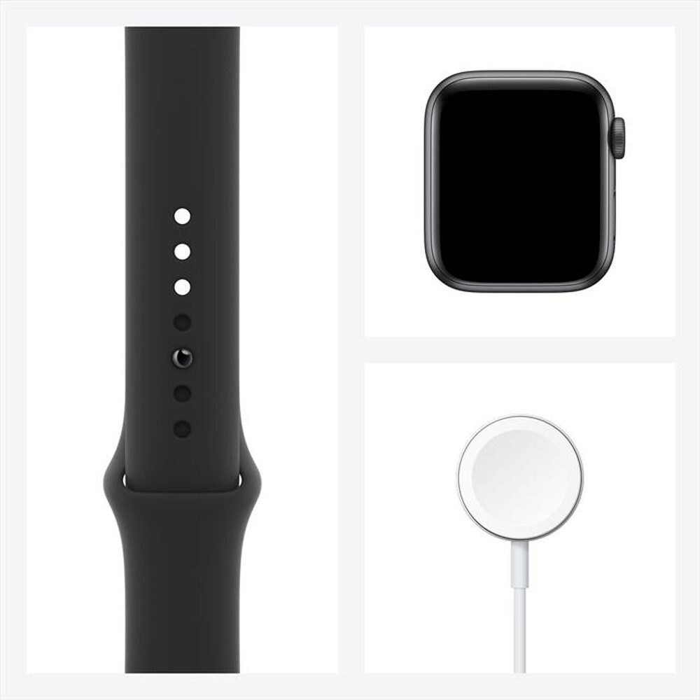 "APPLE - Watch SE GPS 40mm Alluminio Space Grey-Cinturino Sport Nero"