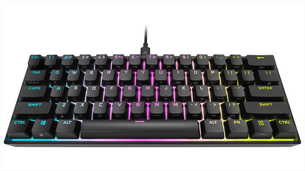 "CORSAIR - Tastiera K65 RGB MINI-Nero"