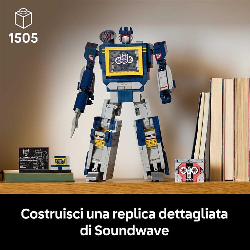 Immagine del prodotto LEGO - ICONS Transformers: Soundwave 10358