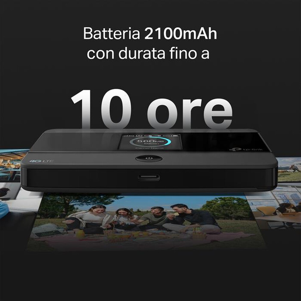 Immagine del prodotto TP-LINK - 4G LTE MOBILE WI-FI, 1.4 INCH TFT COLOR&nbsp;SCREEN DIS-Nero