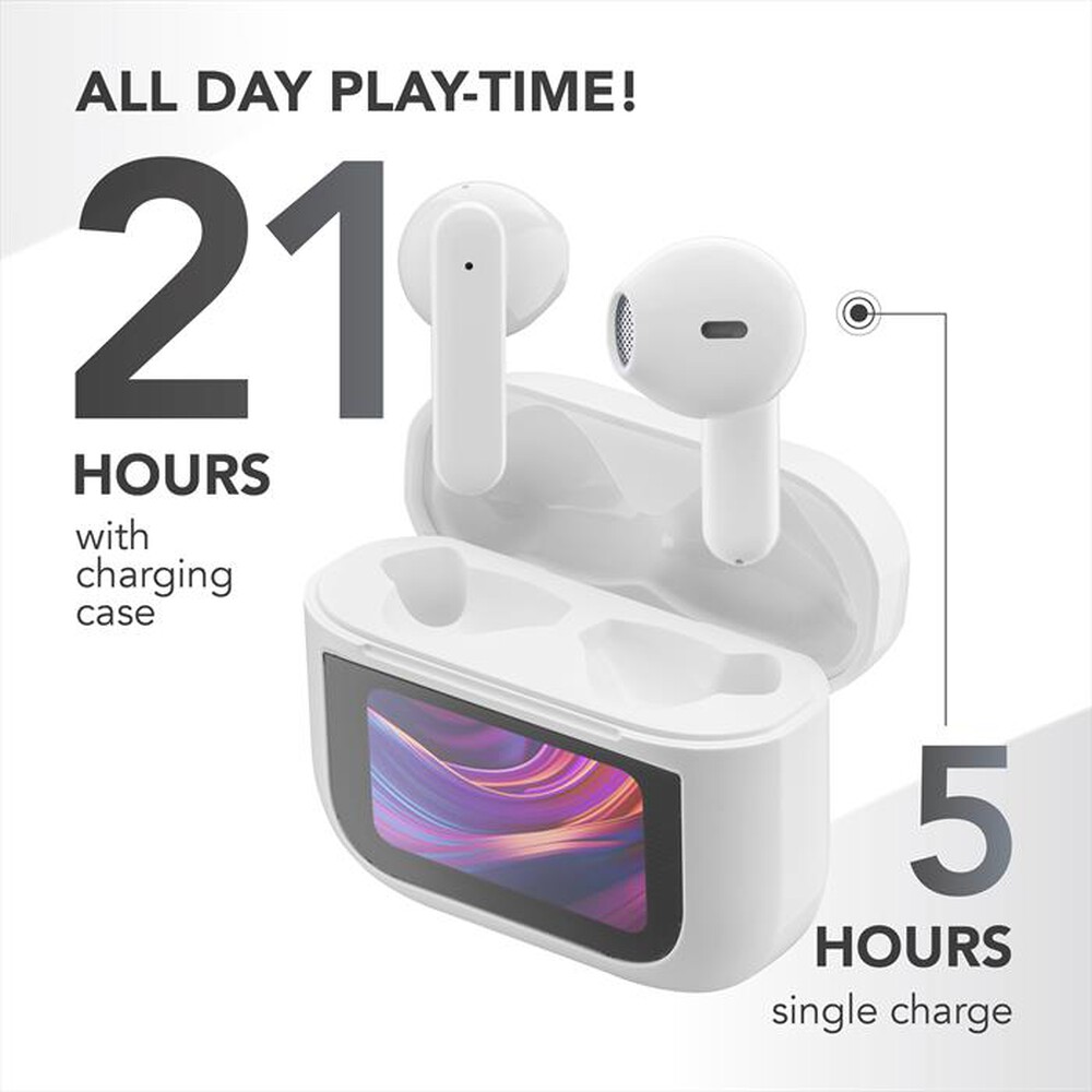 Immagine del prodotto MUSIC SOUND - Auricolare bluetooth GROOVE-Bianco