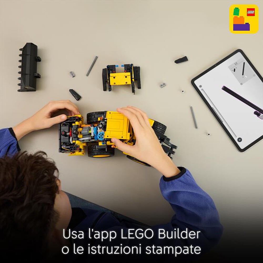 "LEGO - PALA GOMMATA VOLVO L120 ELECTRIC-,"