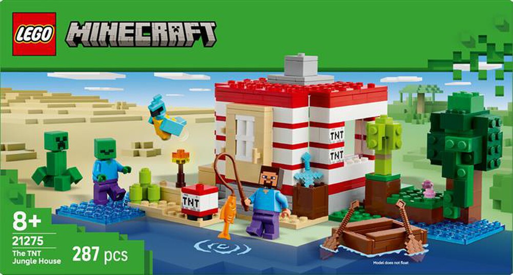"LEGO - MINECRAFT Casa nella giungla esplosiva - 21275"