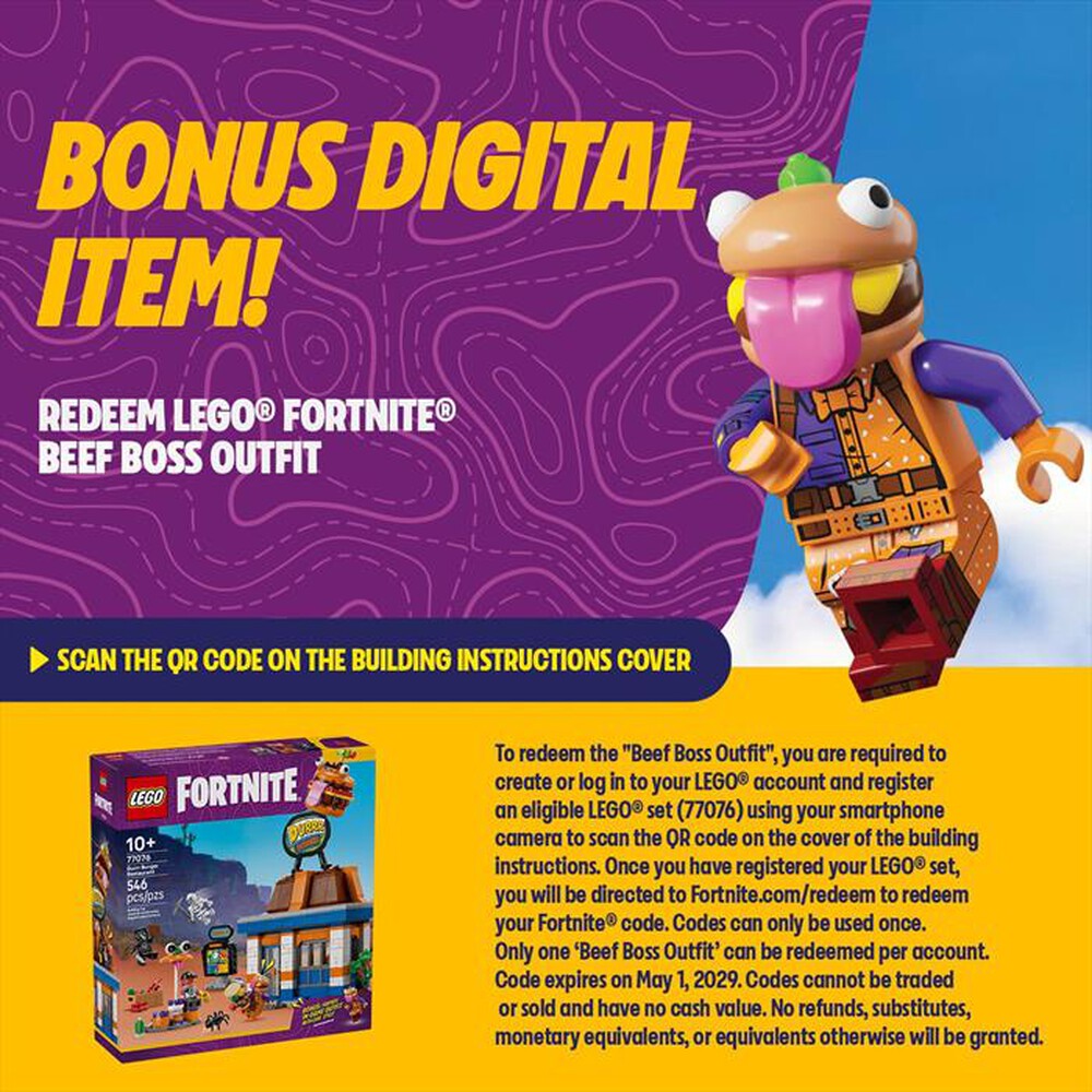 "LEGO - FORTNITE Ristorante di Durrr Burger - 77076"