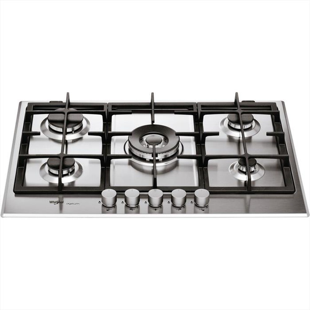Immagine del prodotto WHIRLPOOL - Piano cottura a gas IXELIUM GMR 7522/IXL 73cm-Acciaio inossidabile