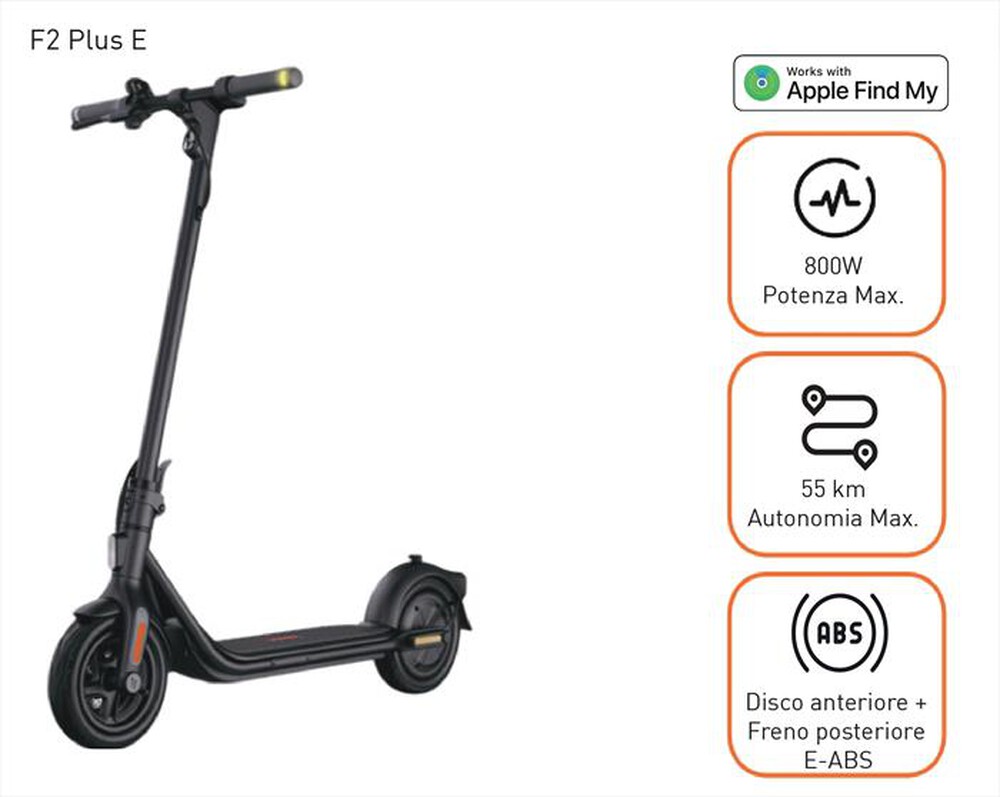 "SEGWAY - Monopattino elettrico NINEBOT KS F2 PLUS E-nero"