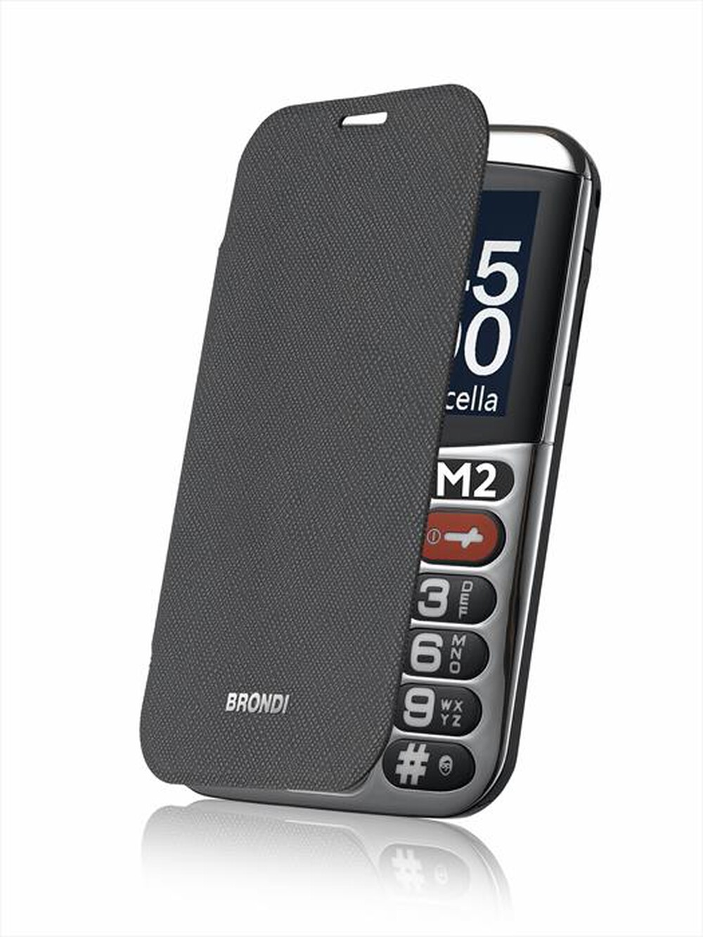 "BRONDI - Amico Chic-Nero/Silver"