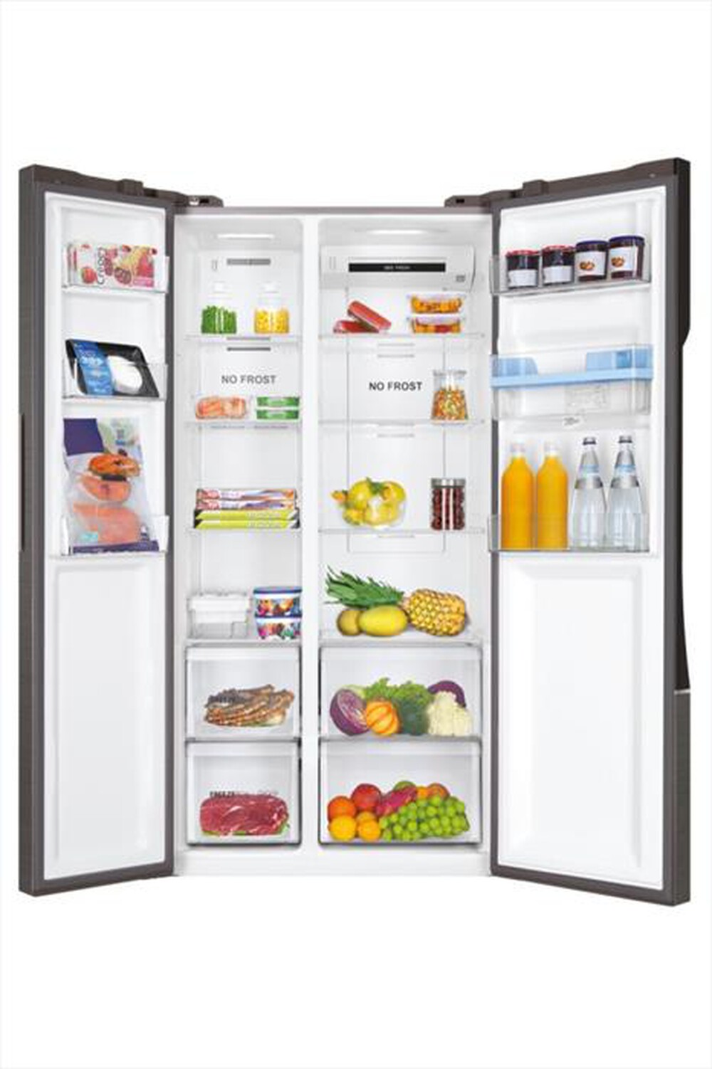 "HAIER - Frigorifero side by side HSR3918EWPG ClasseE 521lt-Argento"