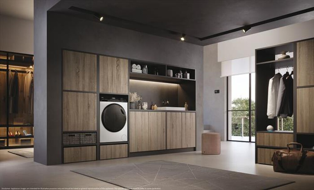 "HAIER - Lavatrice slim HW80-B14959TU1IT 8 Kg Classe A-Bianco"