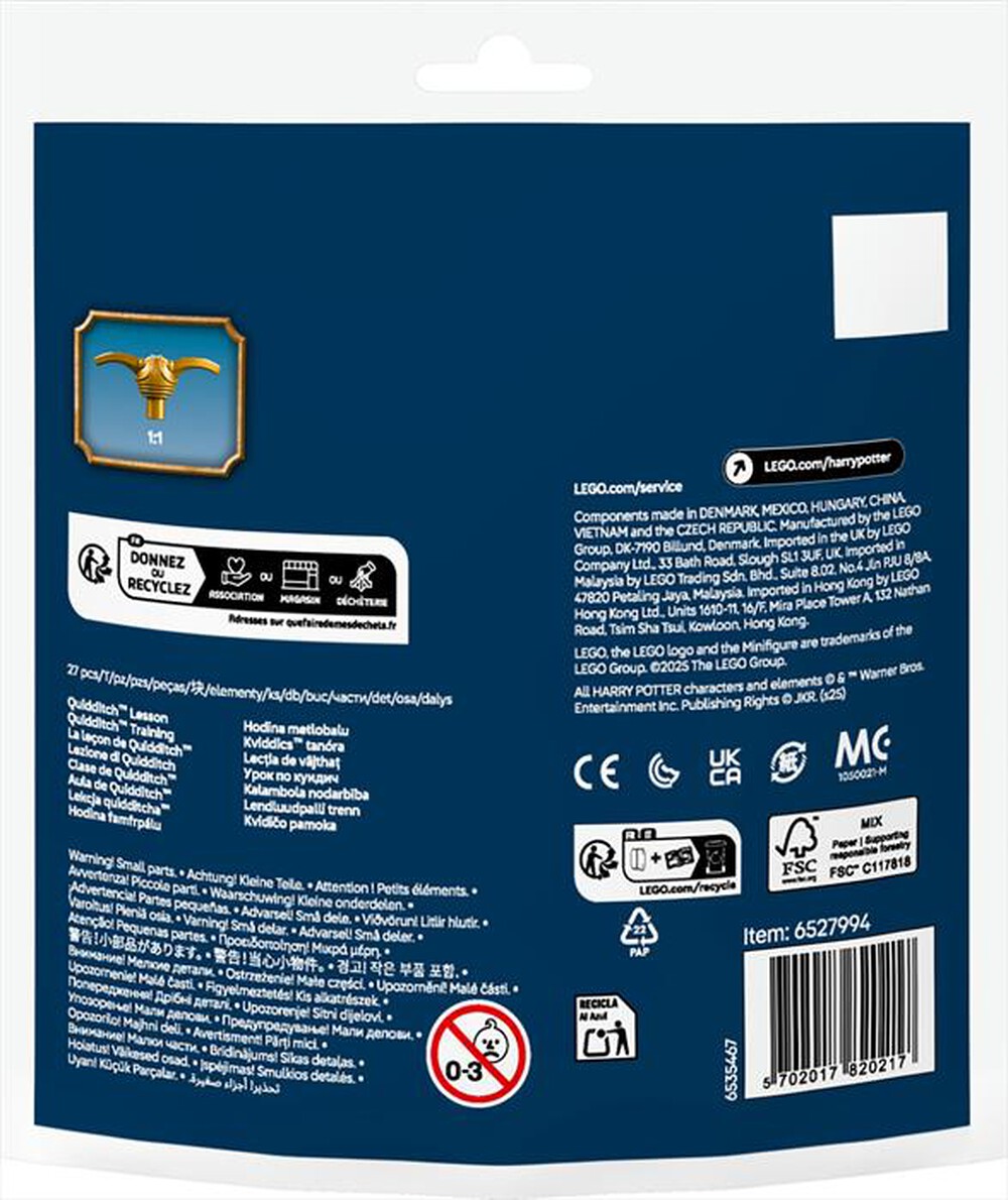 Immagine del prodotto LEGO - RECRUITMENT BAGS Lezione di Quidditch 30706