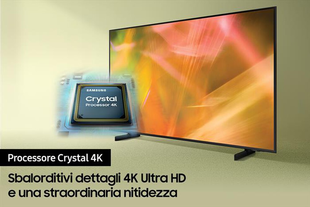 "SAMSUNG - Smart TV Crystal UHD 4K 55” UE55AU8070-Black"