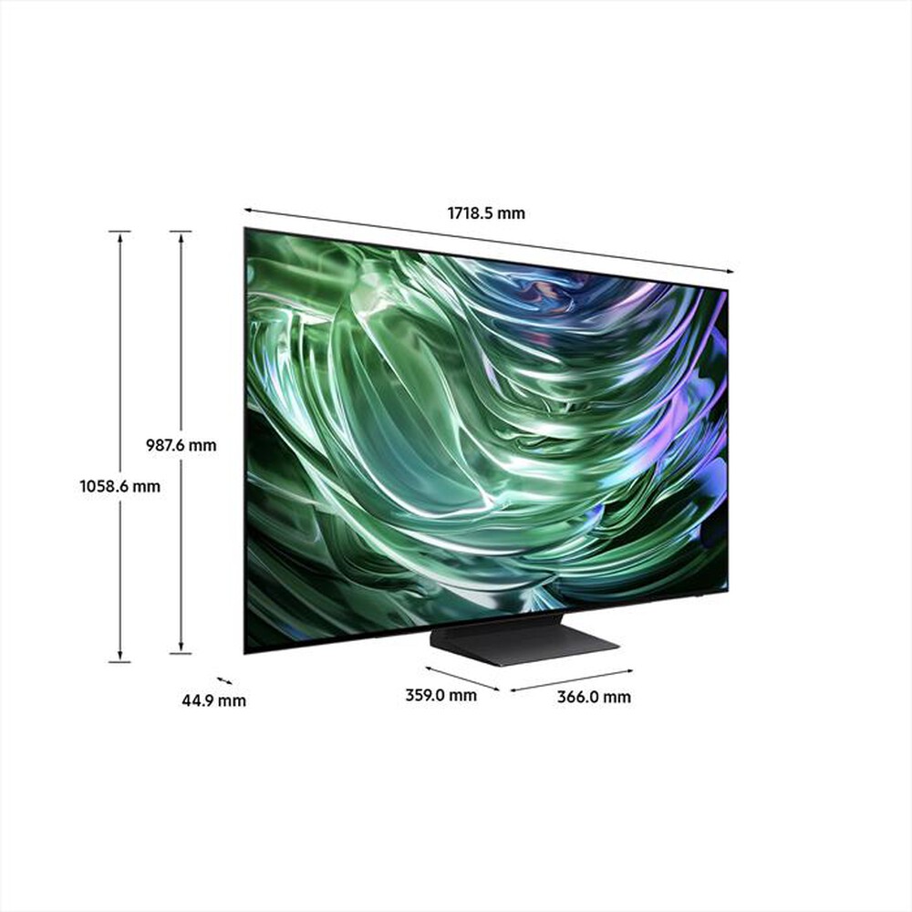"SAMSUNG - Smart TV OLED UHD 4K 77\" QE77S90DAEXZT-GRAPHITE BLACK"