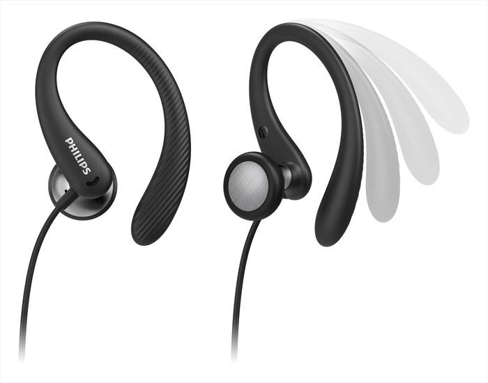 PHILIPS - TAA1105BK/00-Cuffie Sport con filo - Nero | Euronics