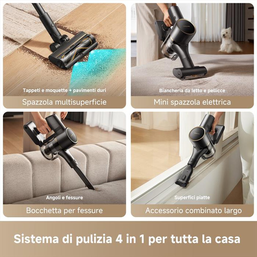 Immagine del prodotto DREAME - Scopa ricaricabile R20 SE-Nero / Oro