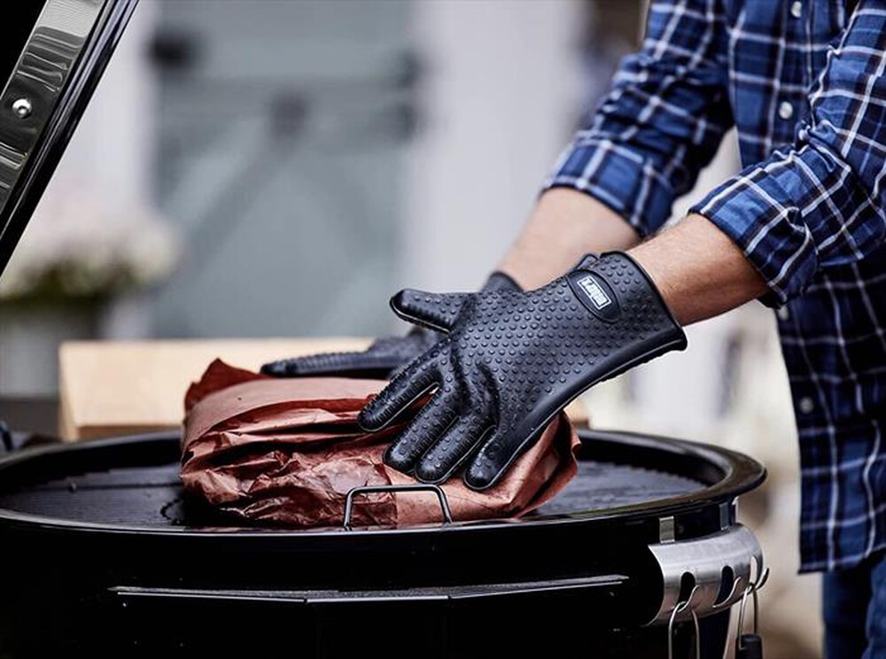 "WEBER - GUANTI BARBECUE IN SILICONE-nero"