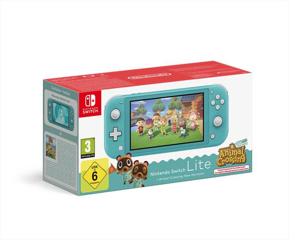 Immagine del prodotto NINTENDO - SWITCH LITE +ANIMAL CROSSING NH-Turchese