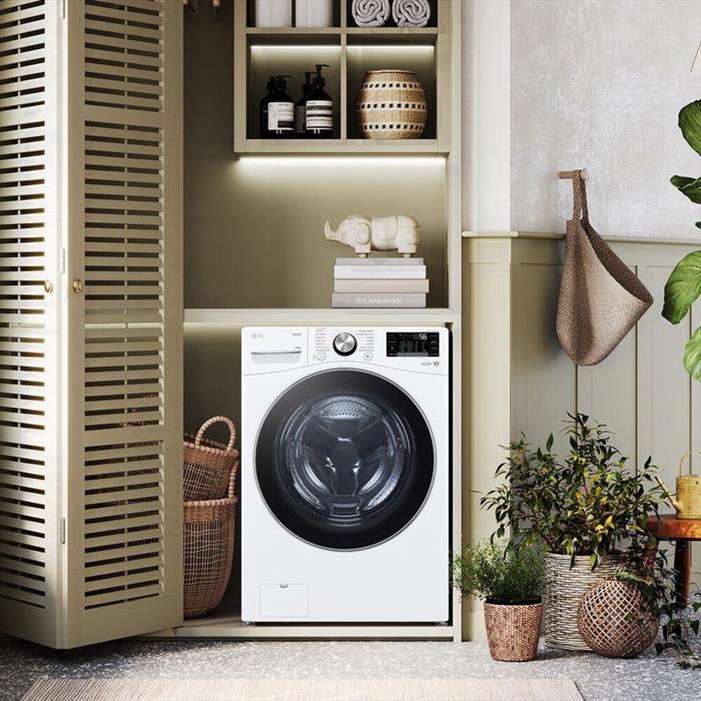 "LG - Lavatrice AI DD F0P3020TSWC XL 20kg Classe B-Bianco"
