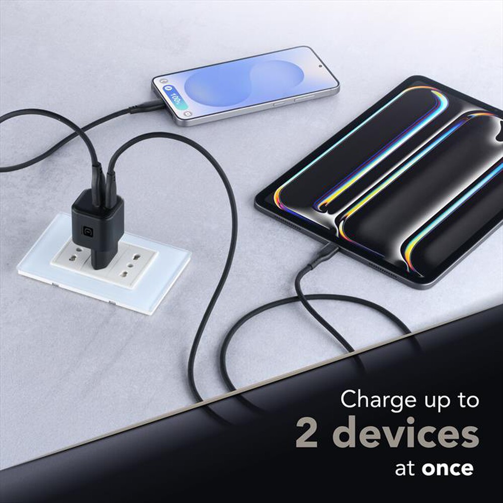 Immagine del prodotto CELLULARLINE - Caricabatterie da rete MULTIPOWER GAN 30W-Nero