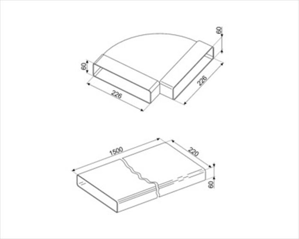 "SMEG - Kit espulsione KITEHOBD-OPTIONAL MODULE FOR DUCT"