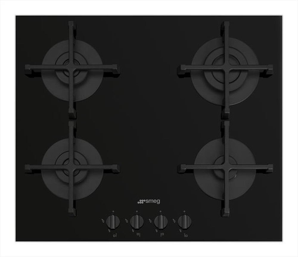 SMEG - Piano cottura a gas PV264B 60 cm-Nero