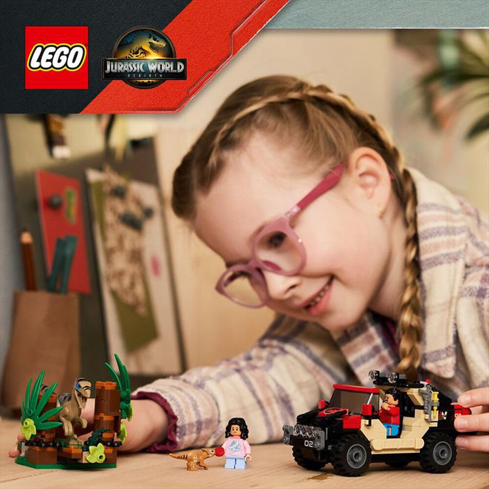 Immagine del prodotto LEGO - JURASSIC WORLD Fuga da Raptor su fuoristrada 76972