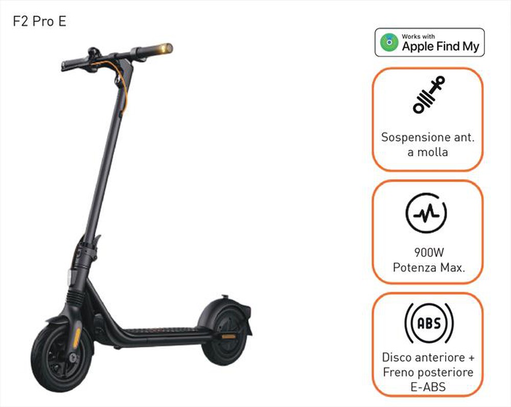 "SEGWAY - Monopattino elettrico NINEBOT KS F2 PRO E-nero"