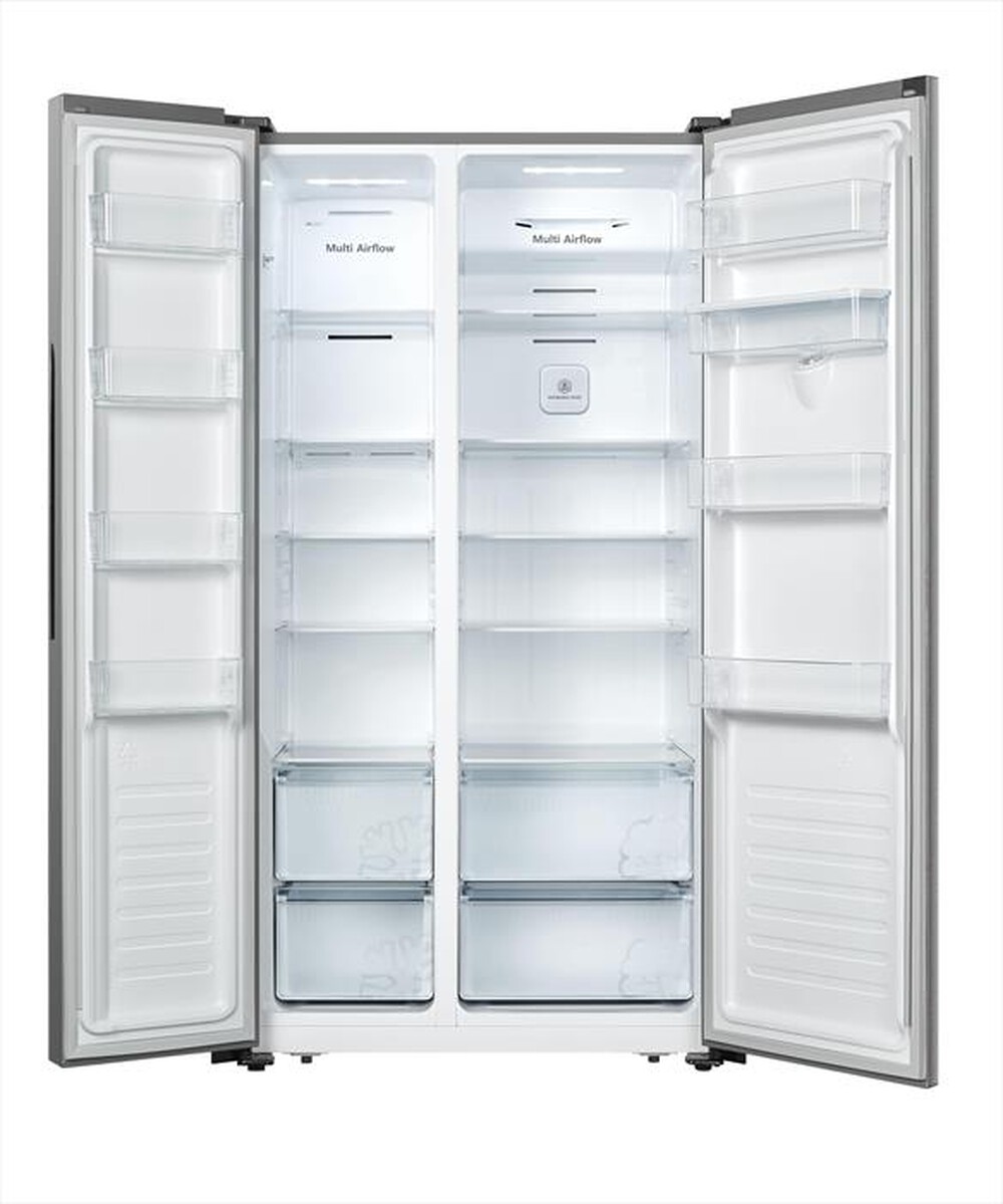 "HISENSE - Frigorifero side by side FSN519WFI Classe F 564lt-Inox"
