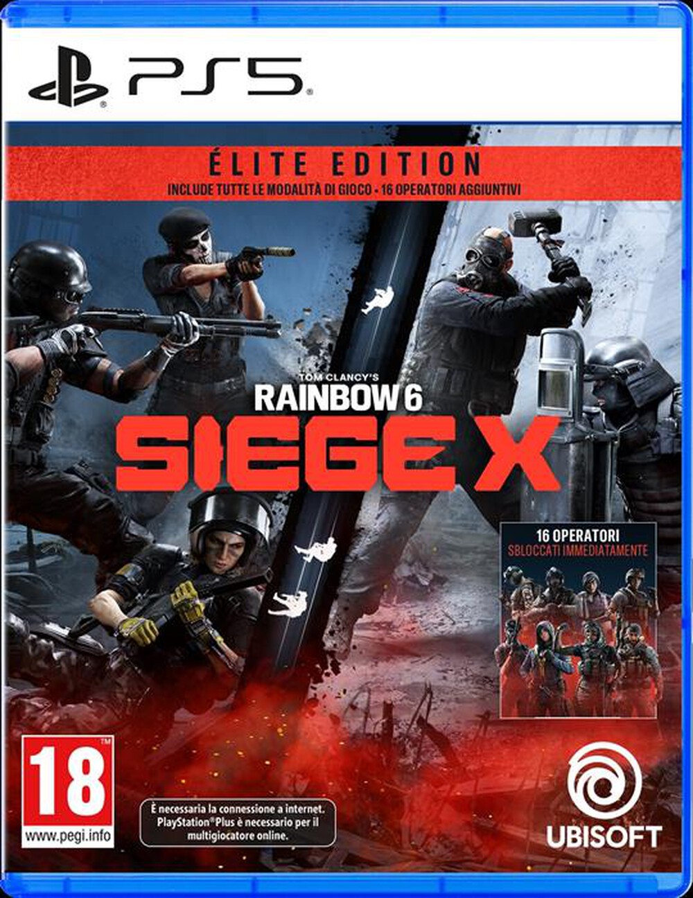 Immagine del prodotto UBISOFT - TOM CLANCY’S RAINBOW SIX SIEGE X - ELITE ED. PS5