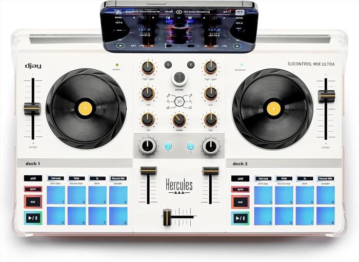 HERCULES - DJCONTROL MIX ULTRA-White | Euronics