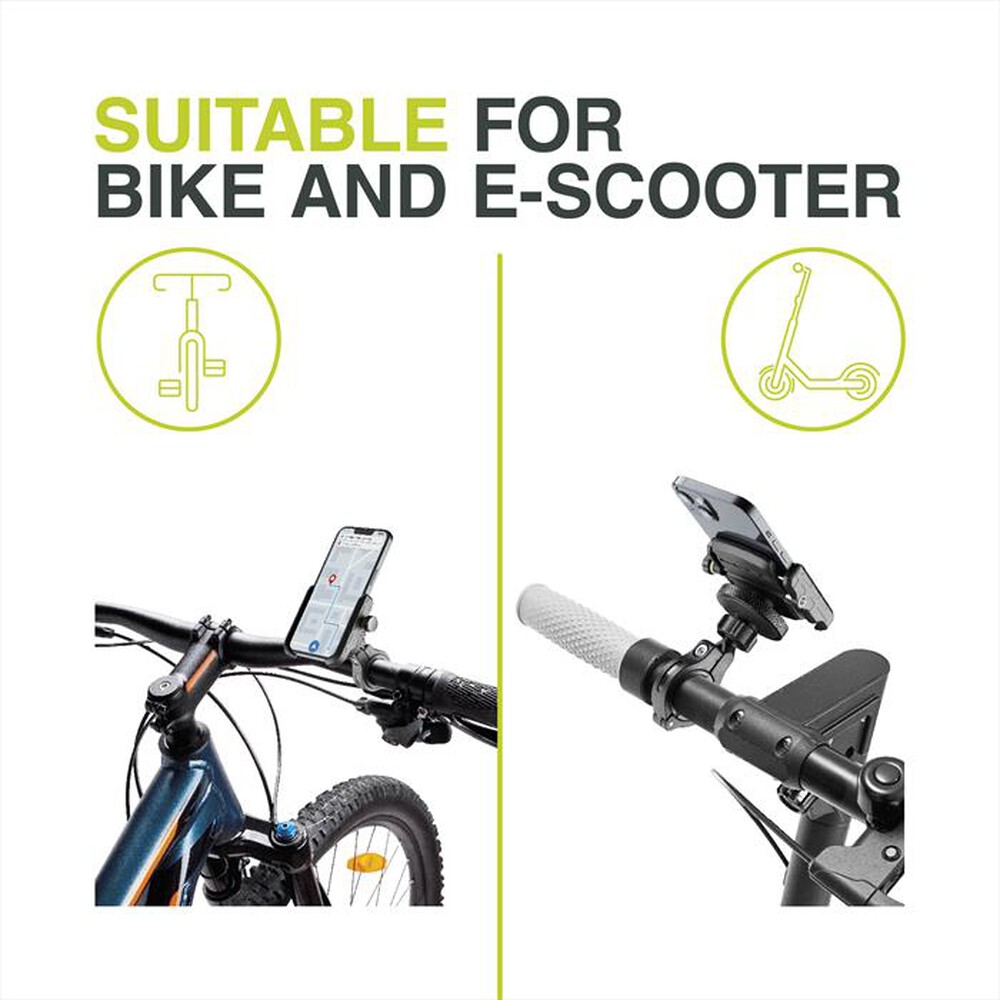 Immagine del prodotto CELLULARLINE - Supporto Smartpone da manubrio NEWMHOLDERALUMINK