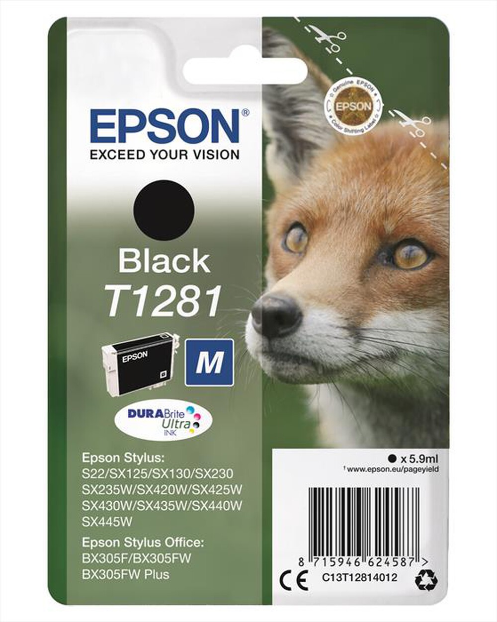 "EPSON - C13T12814022-Nero"