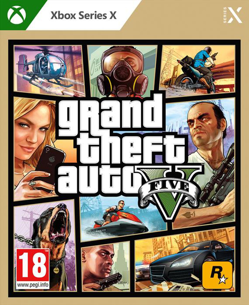 "ROCKSTAR GAMES - GRAND THEFT AUTO V - SERIE X"