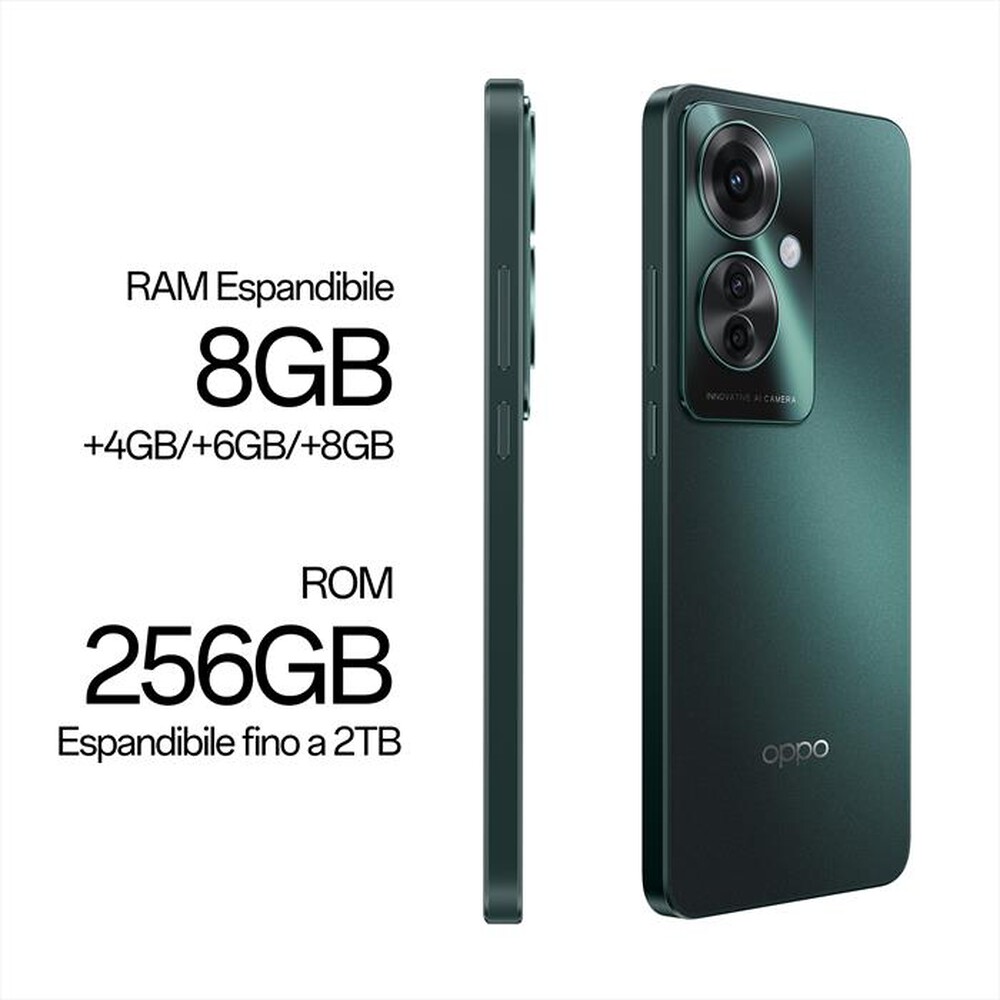 "OPPO - Smartphone RENO11 F 5G-PALM GREEN"