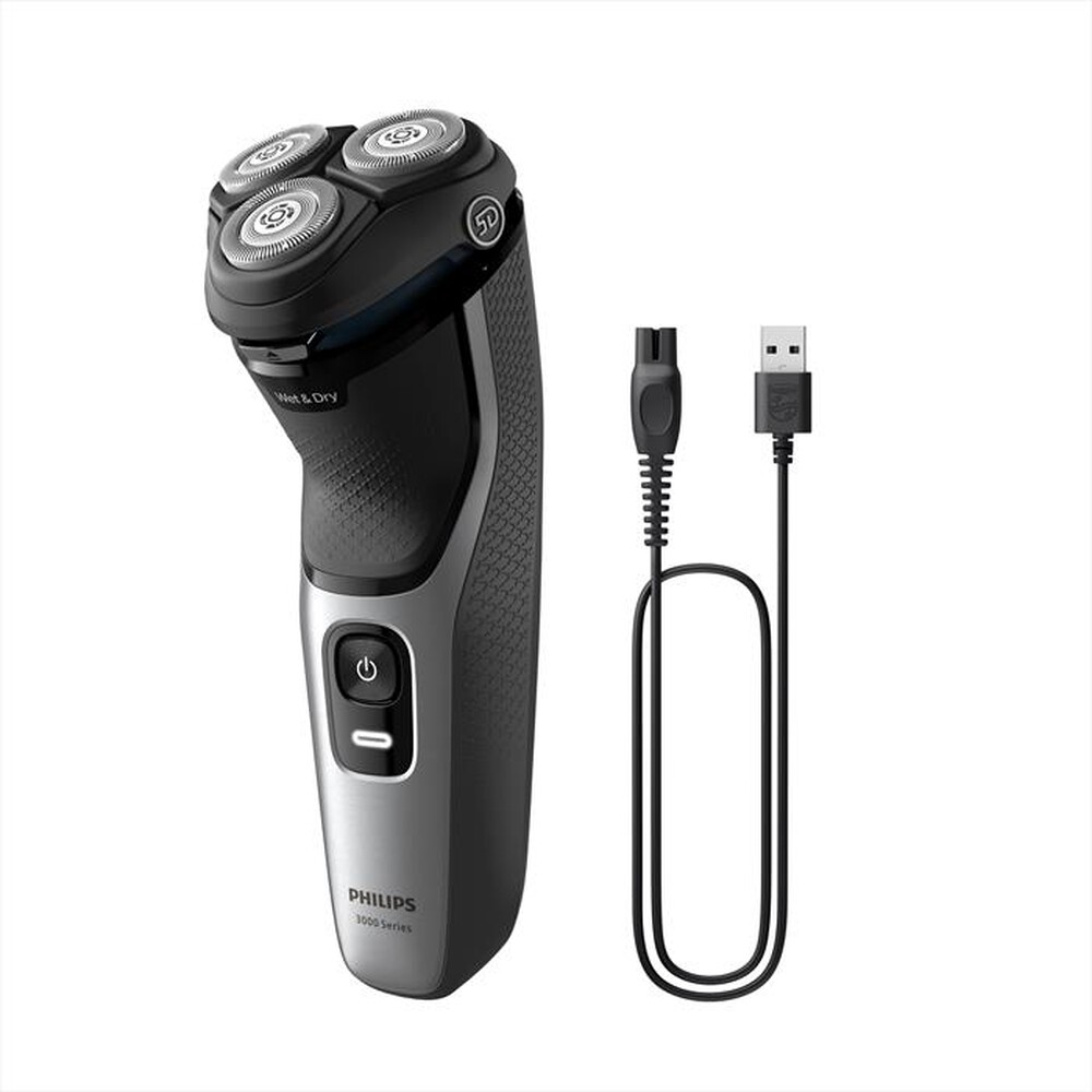 Immagine del prodotto PHILIPS - RASOIO ELETTRICO SERIE 3000 S3143/02-Argento Brillante
