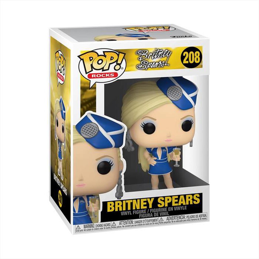 Immagine del prodotto FUNKO - POP Rocks 208: Britney Spears- Vestito Hostess-Multicolore