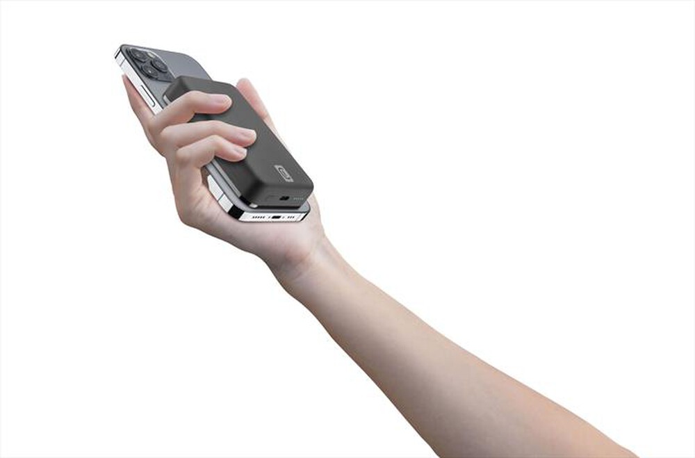 "CELLULARLINE - Powerbank PBMAGSF10000WIRK-Nero"