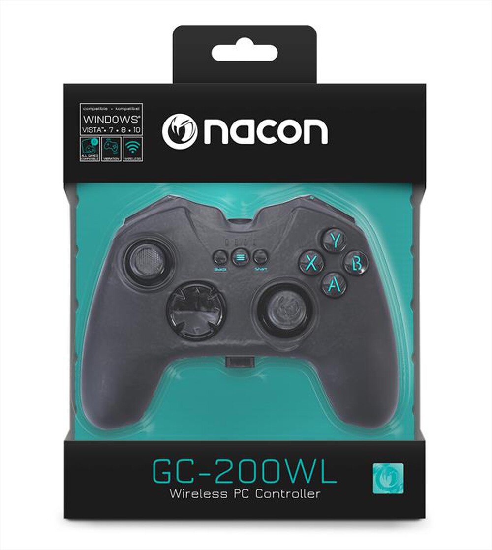 "NACON - NACON WIRELESS GAMEPAD PC-Nero"