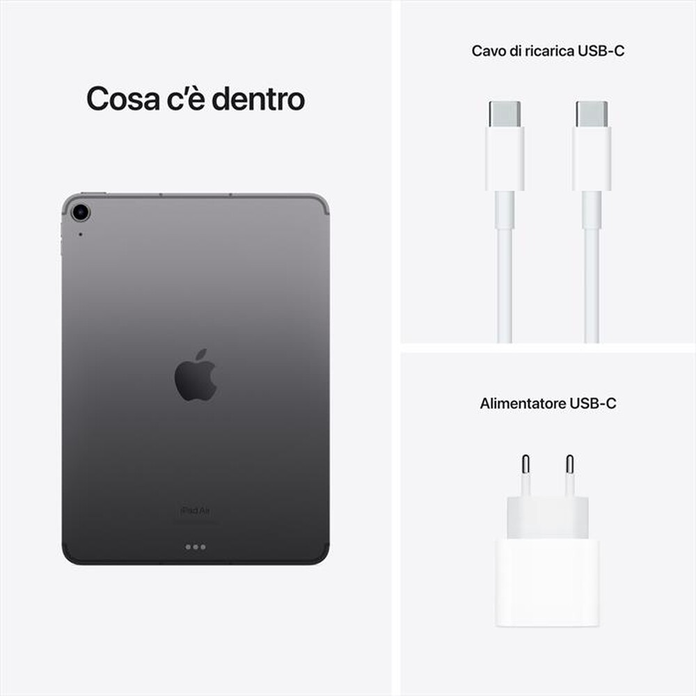 Immagine del prodotto APPLE - iPad Air 10.9'' WI-FI + CELLULAR 64GB-Grigio Siderale
