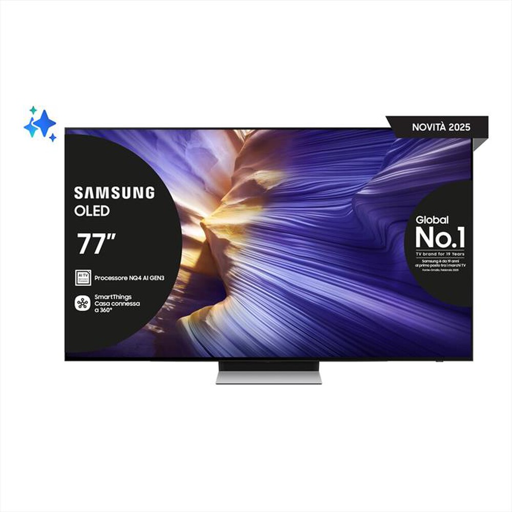 Immagine del prodotto SAMSUNG - Smart TV OLED UHD 4K 77" QE77S90FAEXZT-Graphite Black