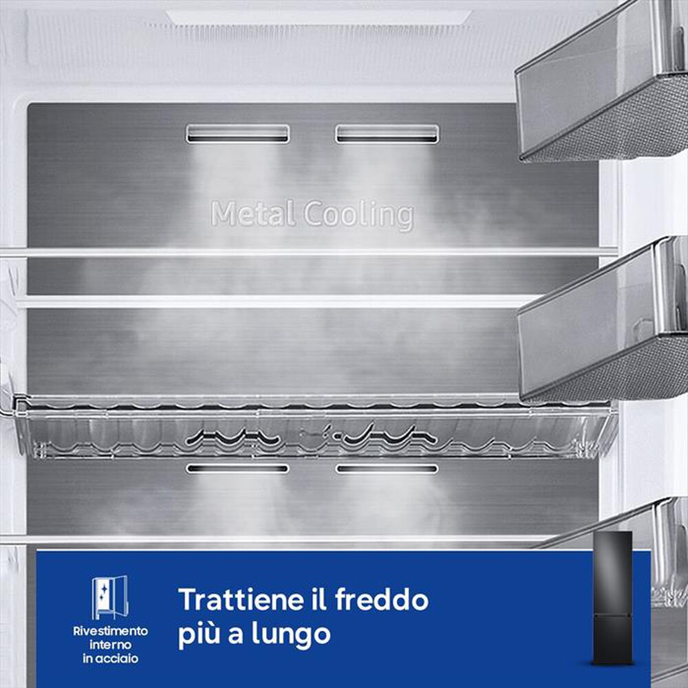 Immagine del prodotto SAMSUNG - Frigorifero combinato RB38C7B6AB1/EF BESPOKE 387l-ANTHRACITE