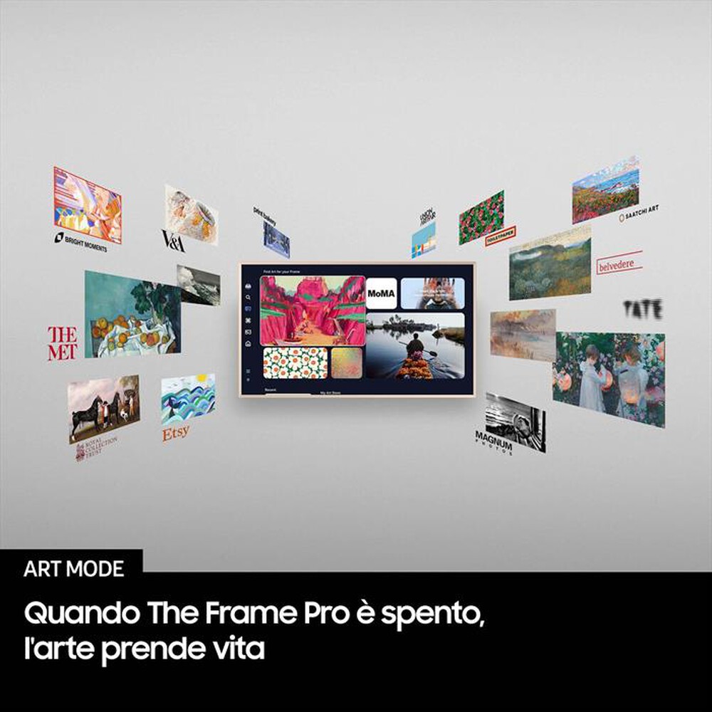 Immagine del prodotto SAMSUNG - Smart TV QLED UHD 4K 55" QE55LS03FAUXZT-Black