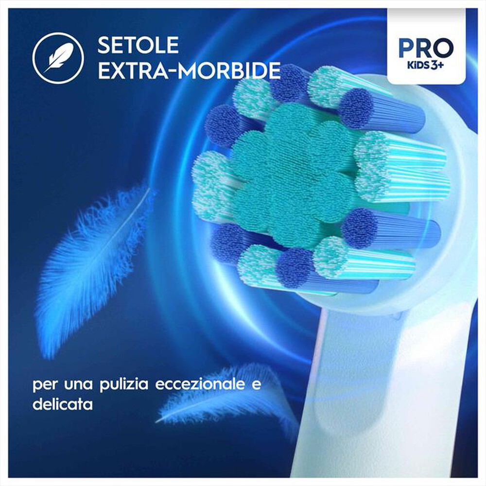 Immagine del prodotto ORAL-B - TESTINE PRO KIDS SPIDERMAN 3 TESTINE-BIANCO personaggio SPIDERMAN