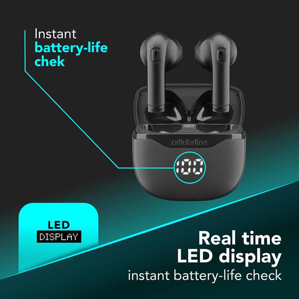 Immagine del prodotto CELLULARLINE - CORE AURICOLARE BLUETOOTH TWS NERO-Nero