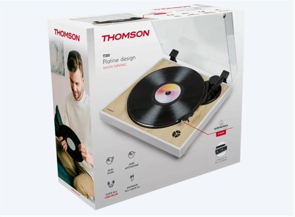 Immagine del prodotto BIG BEN - TT301- GIRADISCHI PREAMPLIFICATO-Legno